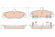 TRW Brake Pads GDB3570 - Brake Pads