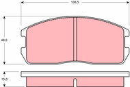 TRW Brake Pads GDB365 - Brake Pads