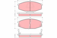 TRW Brake Pads GDB369 - Brake Pads