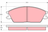 TRW Brake Pads GDB373 - Brake Pads