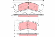 TRW Brake Pads GDB4000 - Brake Pads