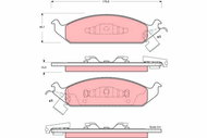 TRW Brake Pads GDB4016 - Brake Pads