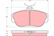 TRW Brake Pads GDB4033 - Brake Pads