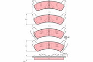 TRW Brake Pads GDB4041 - Brake Pads