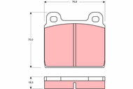 TRW Brake Pads GDB407 - Brake Pads