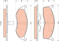 TRW Brake Pads GDB4091 - Brake Pads