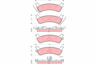 TRW Brake Pads GDB4124 - Brake Pads
