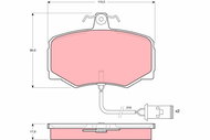 TRW Brake Pads GDB421 - Brake Pads