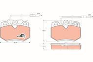TRW Brake Pads GDB446 - Brake Pads