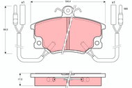 TRW Brake Pads GDB457 - Brake Pads
