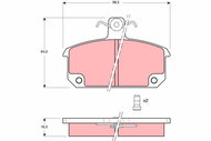 TRW Brake Pads GDB632 - Brake Pads