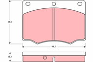 TRW Brake Pads GDB674 - Brake Pads