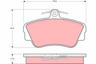TRW Brake Pads GDB812 - Brake Pads