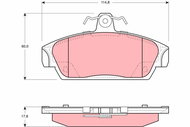 TRW Brake Pads GDB859 - Brake Pads