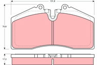TRW Brake Pads GDB966 - Brake Pads
