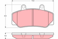 TRW Brake Pads GDB970 - Brake Pads