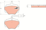 TRW Brake Pads GDB976 - Brake Pads
