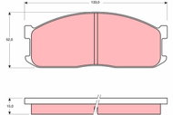 TRW Brake Pads GDB983 - Brake Pads