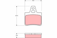 TRW Brake Pads GDB986 - Brake Pads