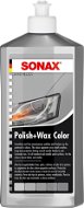 Polírozó folyadék SONAX Polish & Wax COLOR ezüstszürke, 500ml - Leštěnka na auto