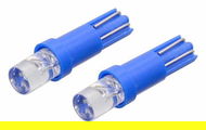 COMPASS 1LED, 12V, T5, kék, 2darab - LED autóizzó