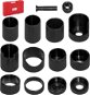 Tectake súprava nástrojov pre prácu s ložiskami a guľovými čapmi 14 ks čierna - Náradie pre automechanikov