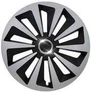 FOX RING SILVER/BLACK 16" - Wheel Covers