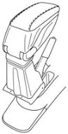 Adapter for armrest 56157 RENAULT GRAND MODUS - Adapter