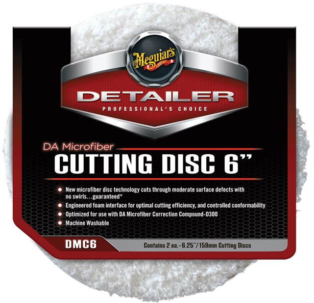 Meguiar's DMC6 DA Microfiber Cutting Disc 6"