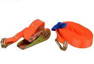 Ribbon strap with ERGO ratchet and hook, 6m / 1T / 25mm - Tie Down Strap