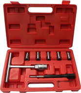 GEKO Set of cutters for diesel injectors, 7pcs - Service Set