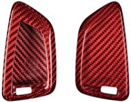 T-carbon pro BMW modely X, červený karbon - Autókulcs védőtok