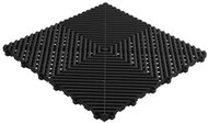Swisstrax modular floor tiles Ribtrax Pro 40×40 cm Jet Black black - Plastic Tiles