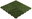 Dlaždice modulární podlahy typu Ribtrax Pro 40×40 cm barva Turf Green zelená