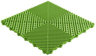 Swisstrax modular floor tiles Ribtrax Pro 40×40 cm Techno Green green - Plastic Tiles