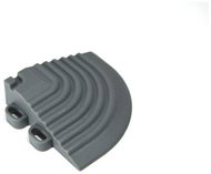 Swisstrax rohový díl pro nájezdovou hranu barva Slate Grey šedá - Plastic Tiles