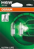 Autóizzó Osram Ultralife H6W, 12 V, 6 W, BAX9s, 2 db - Autožárovka