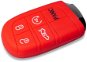 Escape6 ochranné silikonové pouzdro na klíč pro Dodge / Jeep barva červená - Car Key Case