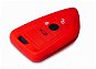 Escape6 ochranné silikónové puzdro na kľúč pre BMW XGF farba červená - Obal na kľúče od auta