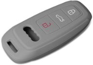 Escape6 ochranné silikónové puzdro na kľúč pre Audi A6/A7/A8 farba tmavo sivá - Obal na kľúče od auta