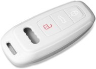 Escape6 ochranné silikonové pouzdro na klíč pro Audi A6/A7/A8 barva světle šedá - Car Key Case