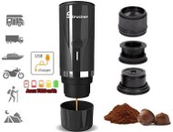 Portable Coffee Maker Alltrucker Cestovní USB kávovar pro kapsle Nespresso, mletou kávu - Kávovar do auta
