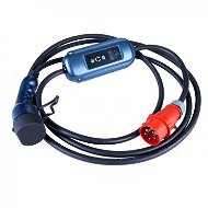 Akyga nabíjecí kabel CEE 5-pin / Typ 2, LCD displej,  11kW, 16A - 5m - Nabíjecí kabel pro elektromobily