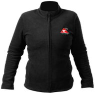 ACI women's black zipped fleece hoodie 285 g, sizing. S - Work Hoodie