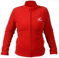 ACI Cipzáras pulóver, női, fleece, piros 285 g - Pulóver
