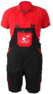 ACI work trousers with overalls, short black, size 52 - Work Trousers