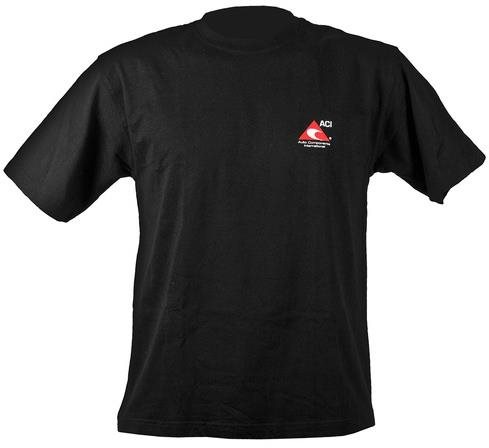ACI Póló, fekete, 160 g, XL méret