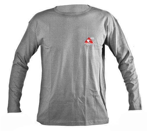 ACI Hosszú ujjú póló, szürke, 160 g, XXL méret