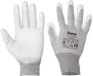 Flicker antistatic gloves one pair size 06 - Work Gloves