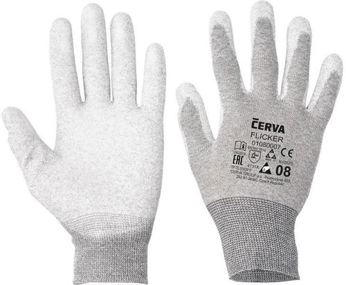 Flicker antistatic gloves one pair size 08 - Work Gloves - Main image